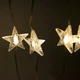 Новогодняя гирлянда штора звезды 120LED 330х190см "Звездопад 300х180Rubber-1WW" Теплый Белый (1009636-White) - изображение 3
