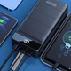 Зовнішній акумулятор повербанк Power Bank Wekome Minre WP-269 60000mAh |3USB/Type-C/Lightning, QC/PD, 22.5W/5A| Black - зображення 2