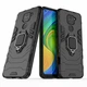 Чехол Iron Ring для Xiaomi Redmi Note 9 бампер противоударный с подставкой кольцом Black - изображение 1