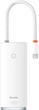 USB-хаб Baseus Lite Series 6-Port Multifunctional HUB USB Type-C - 2xUSB 3.0 / USB Type-C PD / HDMI 1.4 / SD / TF White (WKQX050102) - зображення 1