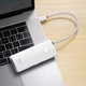 USB-хаб Baseus Lite Series 6-Port Multifunctional HUB USB Type-C - 2xUSB 3.0 / USB Type-C PD / HDMI 1.4 / SD / TF White (WKQX050102) - зображення 6