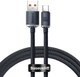 Кабель Baseus Crystal Shine Series Fast Charging Data Cable USB to Type-C 100W 1.2 м Black (CAJY000401) - зображення 1