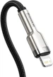 Кабель Baseus Cafule Series Metal Data Cable Type-C to iP PD 20W 2 м Black (CATLJK-B01) - изображение 3