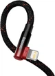Кабель Baseus MVP 2 Elbow-shaped Fast Charging Data Cable Type-C to iP 20W 1 м Black/Red (CAVP000220) - зображення 4