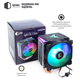 Процессорный кулер QUBE QB-OL1400 (92mm/4pin/900-2300RPM/30.5dBA/4 тепл. трубки/3pin 5V ARGB) - изображение 4