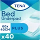 Одноразові пелюшки вбиральні Tena Bed Plus 40x60 см 40 шт. (7322540728859) - изображение 1