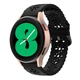 Ремінець для Zepp E - чорний / ширина кріплення 20мм / силікон / Watchbands Flower (W14-3WB48215496) - зображення 1