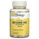 Бетаин HCl + пепсин, HCL with Pepsin, Solaray, 650 мг, 100 кап. (SOR-04814) - изображение 1