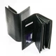 Женский кошелек из кожи Classic DR. BOND WMB-3M black color - изображение 3