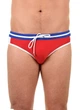 Пляжные плавки на резинке David DM7-028 46(S) Красный - изображение 2
