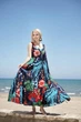 Довге жіноче плаття AnastaSea 2461 A-93C 50(XXL) Кольоровий - зображення 1