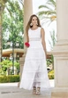 Пляжное платье длинное в пол Fresh Cotton 2408 F-1C 42(S) Белый - изображение 1