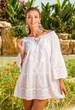 Женское платье открытыми плечами Fresh Cotton 1370 F-1c 46(L) Белый - изображение 2