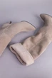 Женские зимние сапоги-трубы ShoesBand Бежевые натуральные замшевые на среднюю стопу внутри полушерсть 38 (24,5-25 см) (S85021-2е) - изображение 10