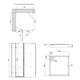 Душевая кабина Qtap Capricorn CRM1011SC6 Clear 2020x1000x1000 мм + поддон Tern 301112 100x100x12 см с сифоном - изображение 2