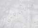 Шторка для ванной водонепроницаемая Bathlux 180 x 180 см люкс качество с железными кольцами, Прозрачная - изображение 6