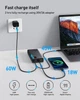 Універсальна мобільна батарея Baseus PPADM65UL 20000mAh 65W Powerbank (22083) - зображення 5