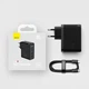 Зарядний пристрій Baseus GaN5 Pro Fast Charger Type-C+USB 100W CCGP090201 Black - зображення 6