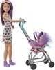 Кукла Барби Скиппер Няня с коляской и пупсом Barbie Skipper Babysitters Inc. Playset with Brunette Doll, Stroller, Baby (GXT34) - изображение 2