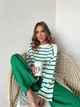 Fashions • Костюм жіночий в'язаний Дебора Fashions 42-46 зелений (2465-мас) - зображення 2
