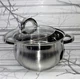 Кастрюля с крышкой Edenberg EB-3723 2.1л, кастрюля из нержавеющей стали, Кастрюля для индукционной плиты - изображение 6
