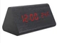 Настільний світлодіодний годинник-будильник Led Wood Clock VST 861-1 чорний з зеленим підсвічуванням - зображення 1