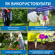 Удобрение Українські гумати FARMER органическое для декоративных растений и цветов в легкодоступной форме, концентрат 1 кг (4820219190042) - изображение 3