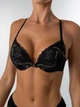 Комплект Dream Academy Gold Dream 1603 Бюстгальтер Push-up и трусики 1603 Черный 80С/L (13812) - изображение 3