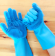 Cиліконові рукавички Magic Silicone Gloves Blue - изображение 1