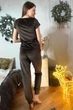 Футболка + штаны MiaNaGreen Пш1605 3XL Коричневый - изображение 4