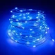 Светодиодная гирлянда-нить на батарейках, синяя, 10м. 100LED Decorative Light 218-21526967 - изображение 1