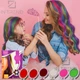 Набір крейд для волосся 6 шт Hair chalk Різнокольорові тіні барвники для дорослих та дітей - зображення 5