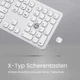 Проводна клавіатура Perixx Periboard-325 з білої підсвіткою t2 - зображення 4
