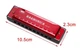 Губная гармошка диатоническая Avzhezh ABH12 C Red - изображение 4