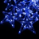Гирлянда светодиодная штора Звезды украшения для дома 120 LED 3х1 м 8 режимов мерцания синяя 9210 - изображение 3