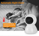 Видеоняня baby monitor беспроводная с большим 5" дюймовым монитором INQMEGA BM288, датчик температуры, подсветка, запись видео (100933) - изображение 3