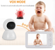 Видеоняня baby monitor беспроводная с большим 5" дюймовым монитором INQMEGA BM288, датчик температуры, подсветка, запись видео (100933) - изображение 5