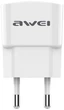 Сетевое зарядное устройство AWEI C-832 Travel charger + Lightning cable 1USB 2.1A White - изображение 3