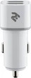 Автомобильное зарядное устройство 2E Dual USB Car Charger 2.4A&2.4A White - изображение 1