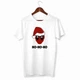 Футболка белая с новогодним принтом "Deadpool. Ho-Ho-Ho. Дэдпул Хо-Хо-Хо" Push IT XS - изображение 1