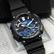 Чоловічий годинник Casio MCW-200H-2A з неоновим дисплеєм Чорний\Синій екран - зображення 2