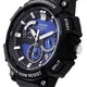 Чоловічий годинник Casio MCW-200H-2A з неоновим дисплеєм Чорний\Синій екран - зображення 7