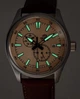 Мужские наручные часы Orient RA-AK0405Y10B Желтые с серебристым/коричневым - изображение 6