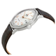 Мужские часы с минеральным стеклом Orient FAC00008W0 Белые с серебристым/коричневым - изображение 4