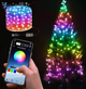 Умная светодиодная Smart Гирлянда RGB управления через Bluetooth смартфон USB питание – 15 метров/150 лампочек - изображение 1