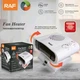 Тепловентилятор поворотный 90° RAF Fan Heater 2000W до 22 кв.м Обогреватель электрический, 3 режима Белый - изображение 5