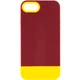 Чохол TPU+PC Bichromatic для Apple iPhone 7 / 8 / SE (2020) (4.7") Brown burgundy / Yellow - зображення 1