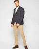 Пиджак Pierre Cardin из коллекции Voyage синего цвета в клетку - размер 46 (XS)(15109/3050/42405) - изображение 3