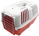 Переноска для собак и кошек MPS Pratiko 3 Metal 60 х 40 х 38 см до 24 кг Красная (8022967066655) - изображение 3