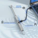 Імпульсна USB запальничка для свічок, кухні, плити, гнучка срiбна - зображення 3